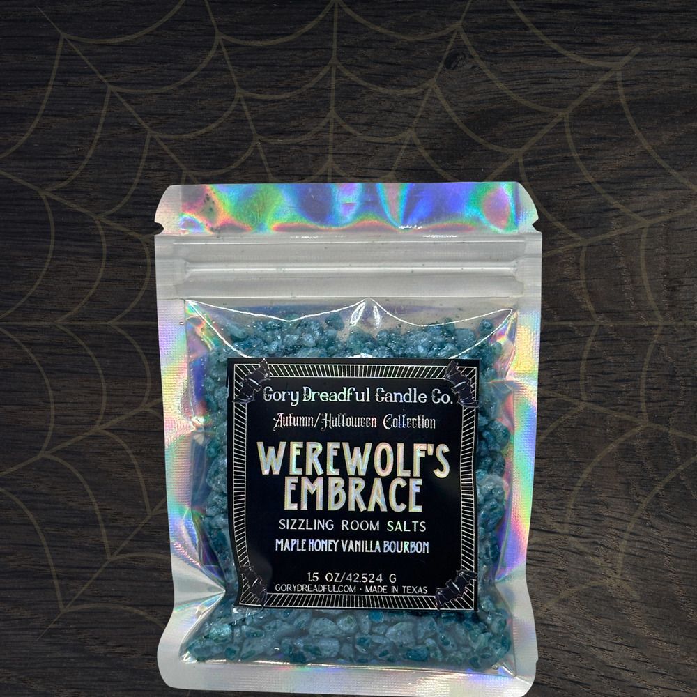 Werewolf's Embrace Sizzling Salt Crystal Potpourri:Maple Honey Van. Bourbon Mini